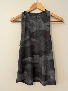 NOBULL Gray Camo Muscle Tank